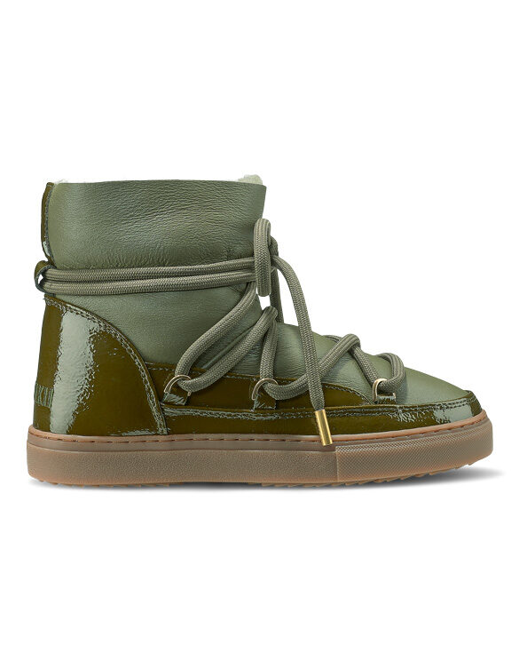Inuikii Gloss Olive Green Winter Boots 70202-006-Olive Green Women Footwear Boots
