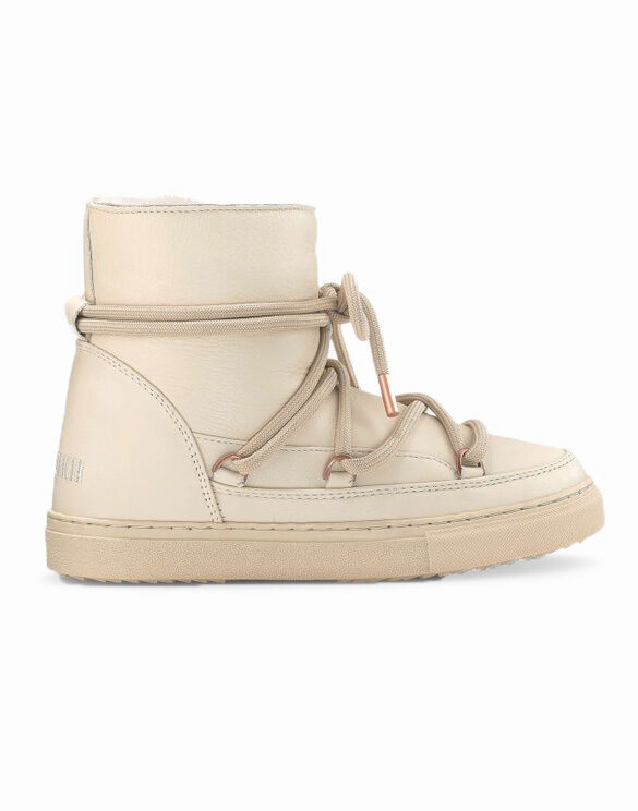 Inuikii Nappa Sneaker Cream Winter Boots 70202-087-Cream Women Footwear