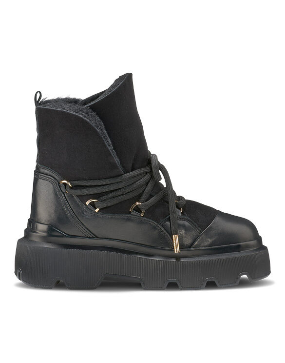 Inuikii Endurance Trekking Black Winter Boots 70202-112-Black Women Footwear Boots