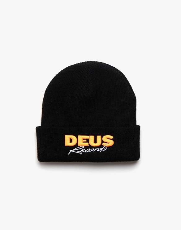 Deus Ex Machina DMF227420-Black Compact Beanie Black Accessories Hats