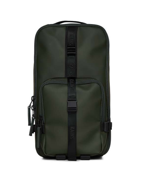 Rains 12300 Trail Rucksack Green Accessories Bags Backpacks