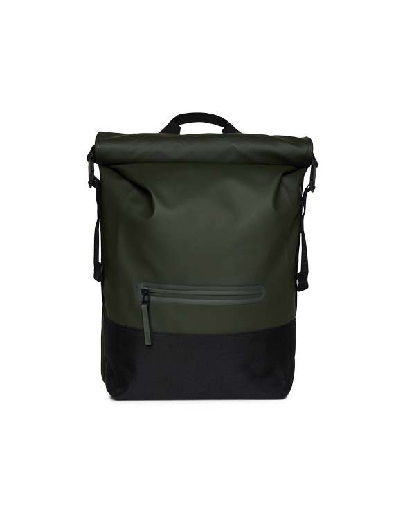 Rains 13760 Trail Rolltop Backpack Green Accessories Bags Backpacks