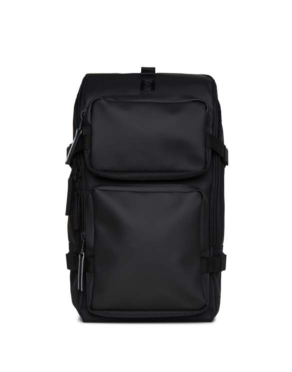 Rains 13800 Trail Cargo Backpack Black Accessories Bags Backpacks