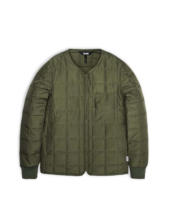 Rains 18170-65 Evergreen Liner Jacket Evergreen Men Women  Outerwear Outerwear Spring and autumn jackets Spring and autumn jackets