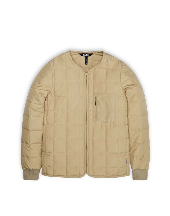 Rains 18170-24 Sand Liner Jacket Sand Men Women  Outerwear Outerwear Spring and autumn jackets Spring and autumn jackets