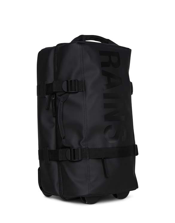 Rains 13470-01 Black Travel Bag Black Reisikott Aksessuaarid Kotid Spordi- ja reisikotid