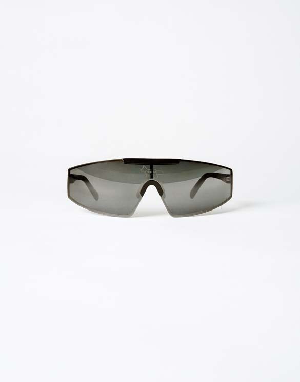 CHIMI Accessories Sunglasses Kitsune Shield Black Sunglasses 10337-105-M
