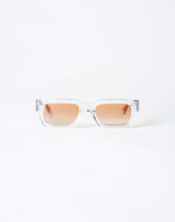 CHIMI Accessories Sunglasses Kitsune Square Clear Sunglasses 10338-118-M