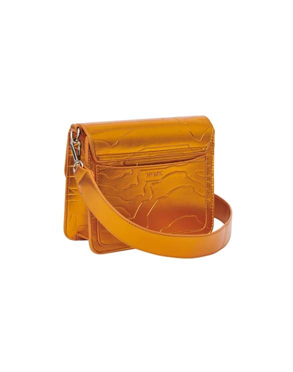 Hvisk Accessories Bags Small bags Cayman Shiny Structure Flow Dense Orange 2302-012-010420-Dense Orange