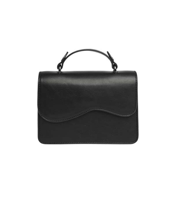 Hvisk 2302-043-010000-Abstract Black Crane Structure Abstract Black Accessories Bags Small bags
