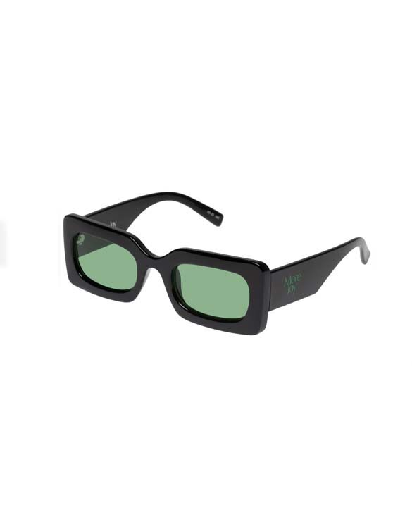 Le Specs LMJ2230511 More Joy Edition Black / Green Sunglasses Accessories Glasses Sunglasses