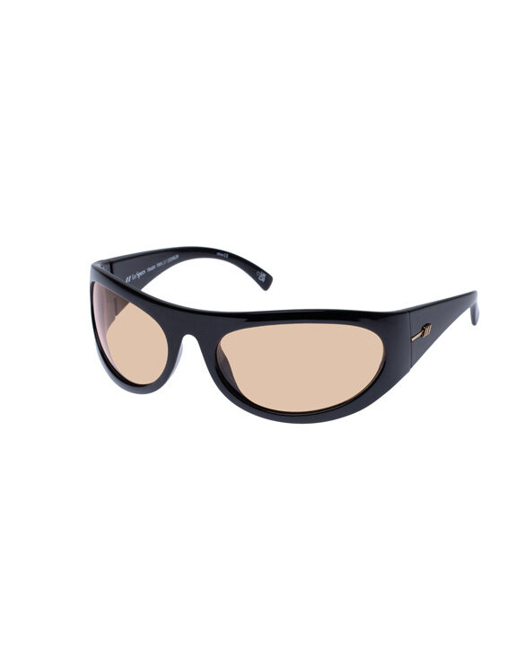 Le Specs LSU2329629 Trash Trix Black/Mustard Sunglasses Accessories Glasses Sunglasses