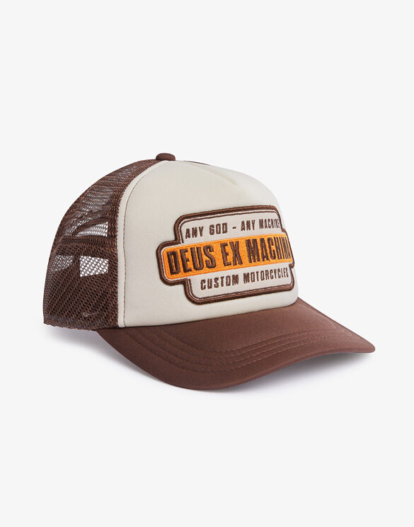 Deus Ex Machina DMP237772-Brown Combo Grip Tape Trucker Brown Combo Accessories Hats