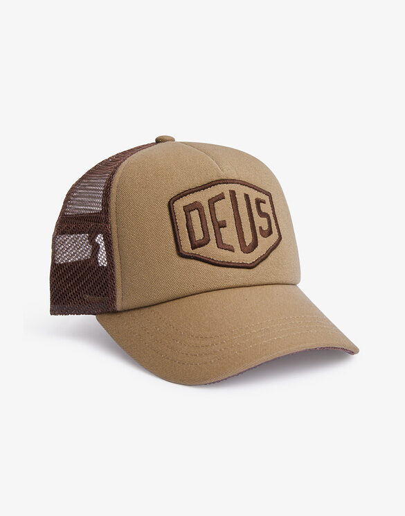 Deus Ex Machina DMP237773-Tan Thinker Trucker Tan Accessories Hats