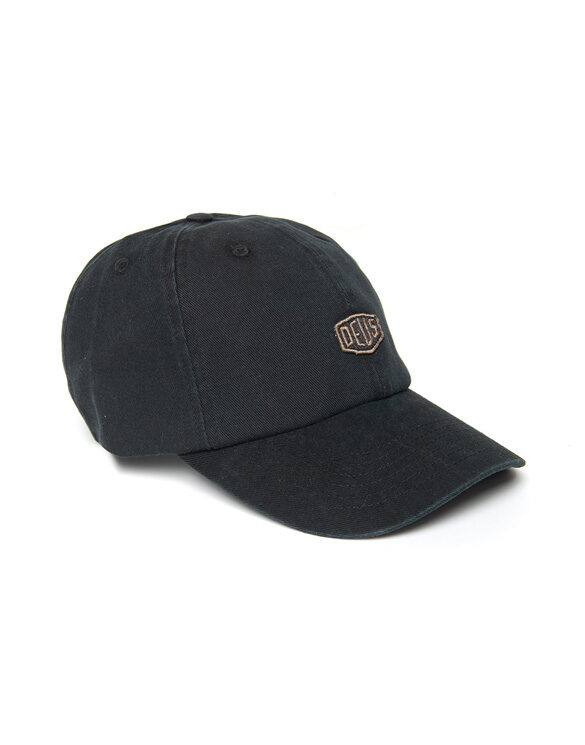 Deus Ex Machina Accessories Hats Shield Standard Dad Cap Black DMF207881-Black