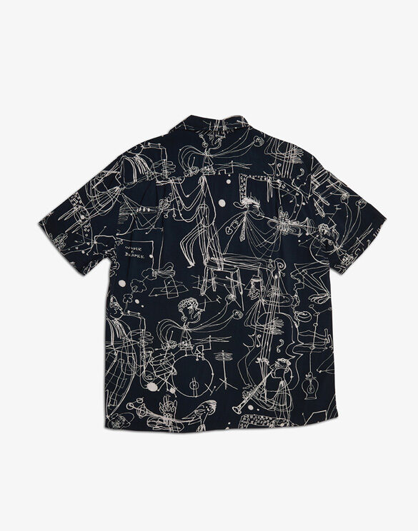 Deus Ex Machina DMP235723-Black R.G Cato SS Shirt Black Särk Mehed Särgid