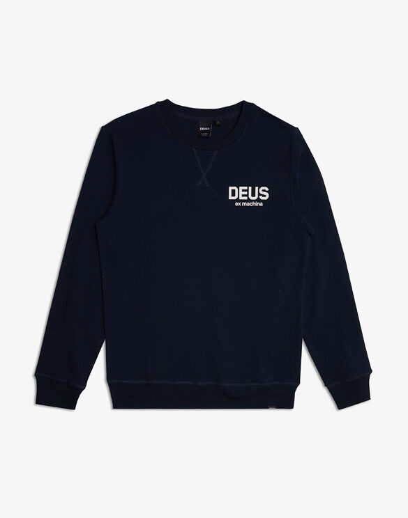 Deus Ex Machina Men Sweaters ja hoodies Rasco Crew Navy DMP238767-Navy