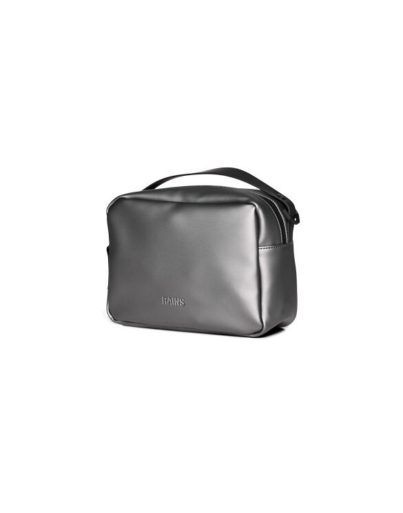 Rains 14100 Box Bag Kott Metallic Grey Aksessuaarid Kotid Väikesed kotid