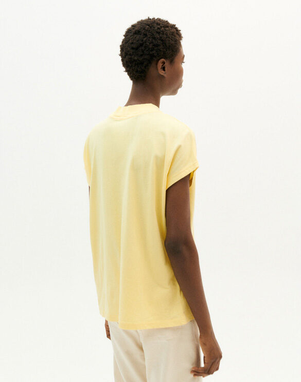 Thinking Mu Women T-Shirts Heres Comes The Sun Lemon T-Särk WTS00332