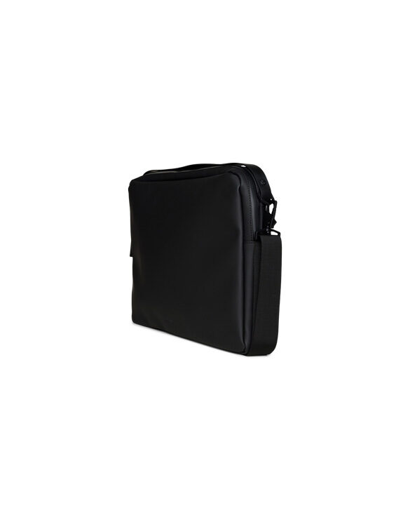 Rains 13290-01 Black Laptop Bag 15″/16″ Black Sülearvuti Kott Aksessuaarid Sülearvuti kotid 15" sülearvuti kotid