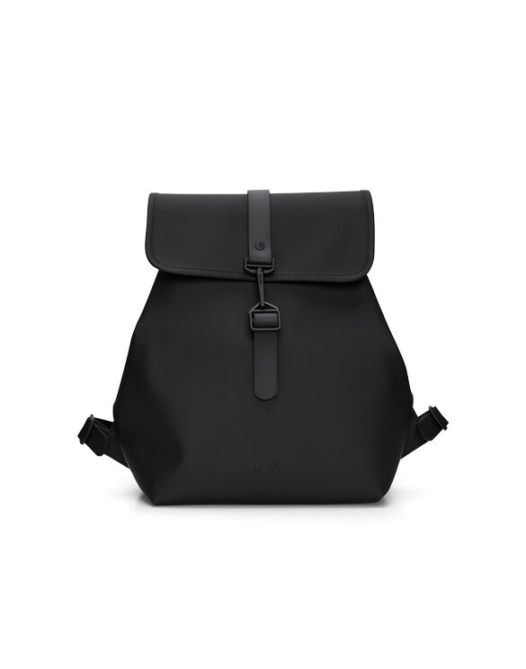 Rains 13040-01 Black Bucket Backpack Black Accessories Bags Backpacks