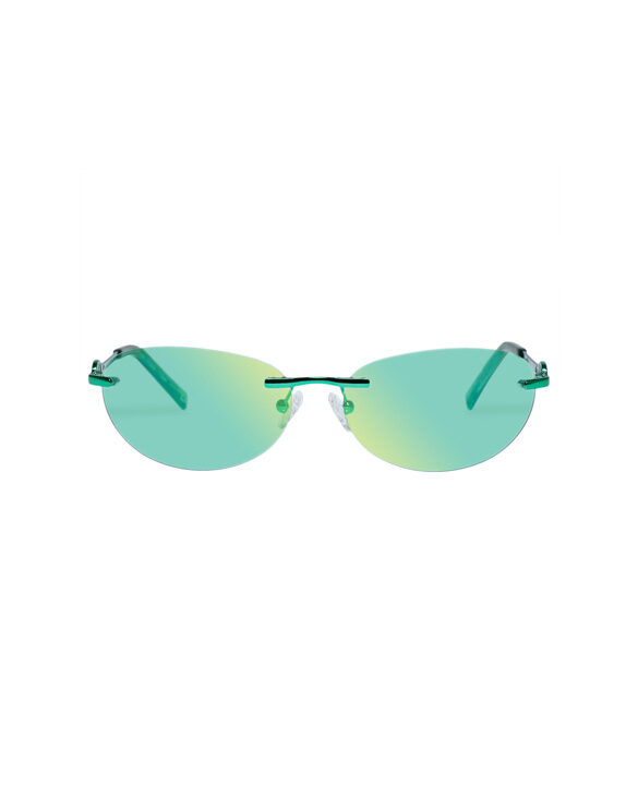 Le Specs Accessories Glasses Slinky Green Chrome Sunglasses LSP2352253