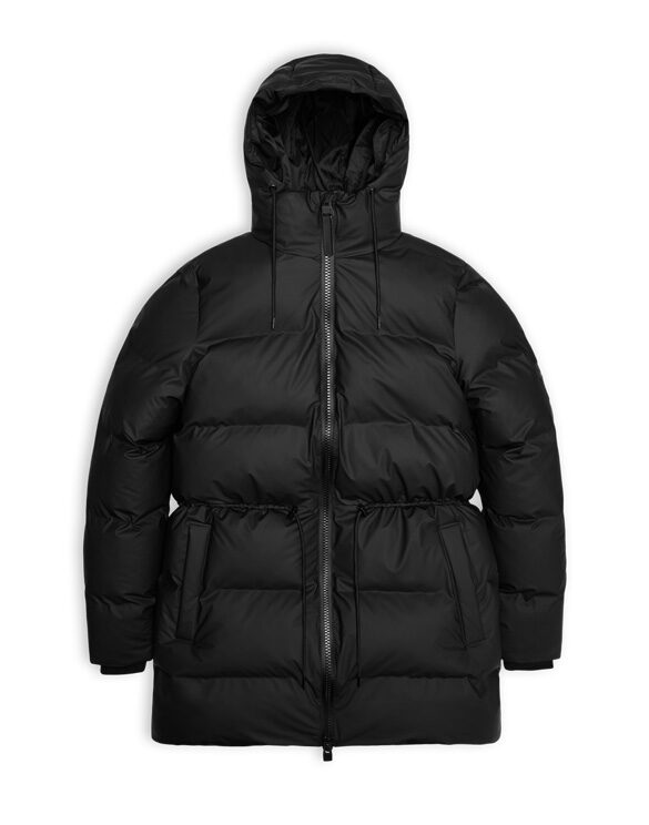 Rains 15160-01 Black W Alta Puffer Parka Black  Women   Outerwear  Winter coats and jackets