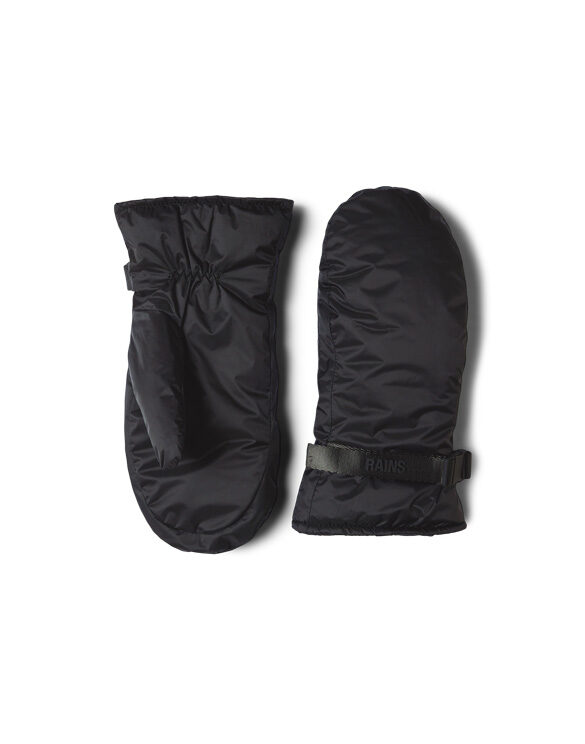 Rains 16170-01 Black Vardo Mittens Black Accessories   Gloves