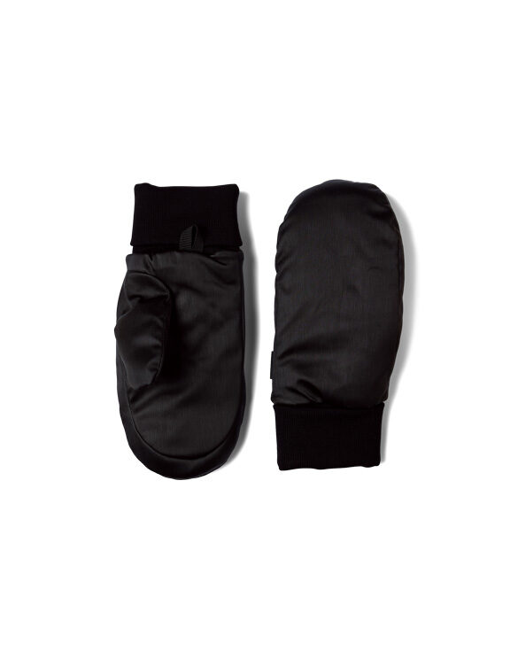 Rains 16210-01 Black Bator Puffer Mittens Black Accessories   Gloves