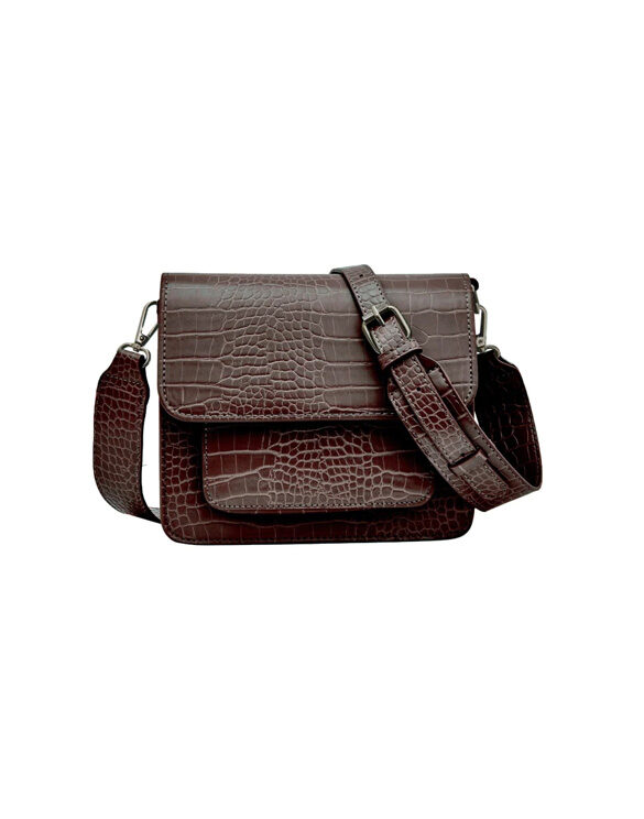 Hvisk H1771-Chocolate Brown Cayman Pocket Trace Chocolate Brown Accessories Bags Crossbody bags