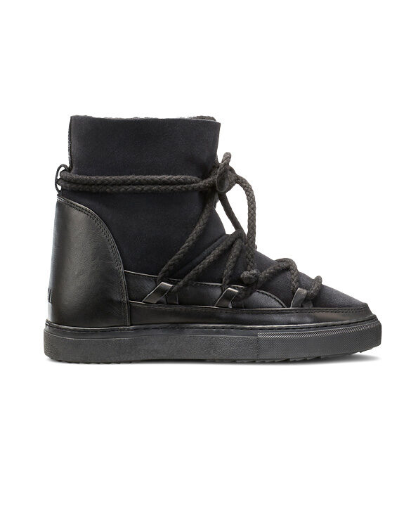 Inuikii Classic Wedge Black Winter Boots 75203-005-Black Women's footwear Footwear