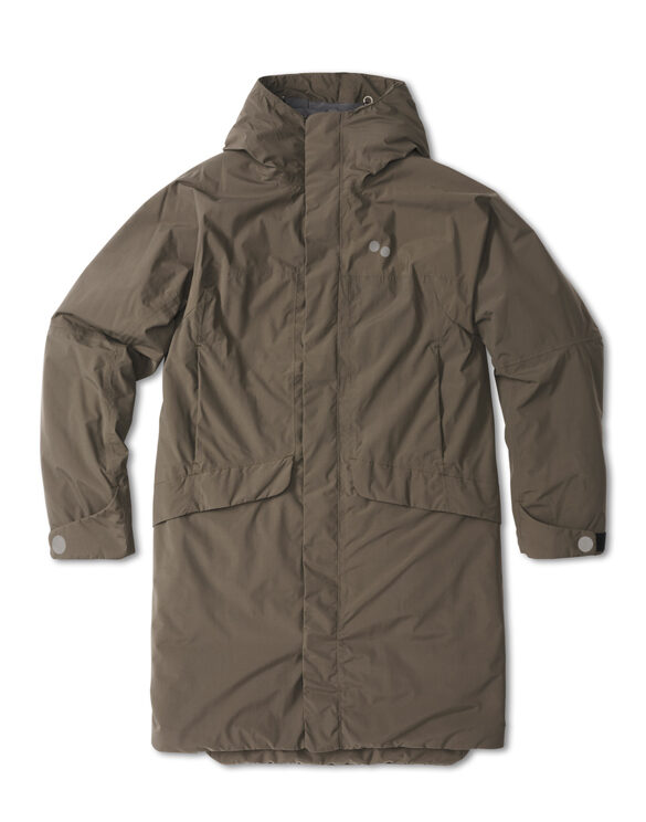 Pinqponq Winter coats and jackets Parka Coffee Brown PPC-PAR-001-70098