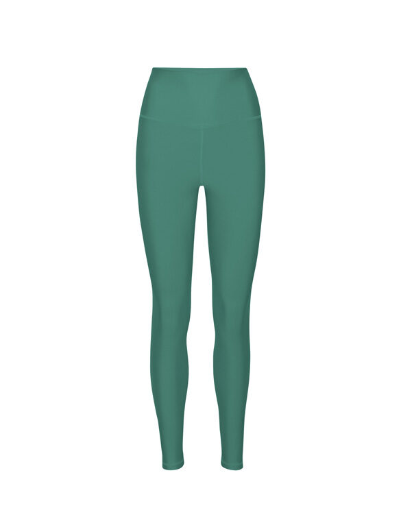 Colorful Standard Women Pants Active High-Rise Leggings Pine Green CS3020-Pine Green