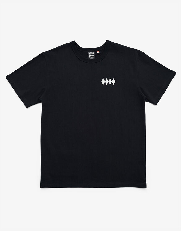 Deus Ex Machina DMF231122B-Anthracite } Seoul Address Tee Anthracite Men T-shirts