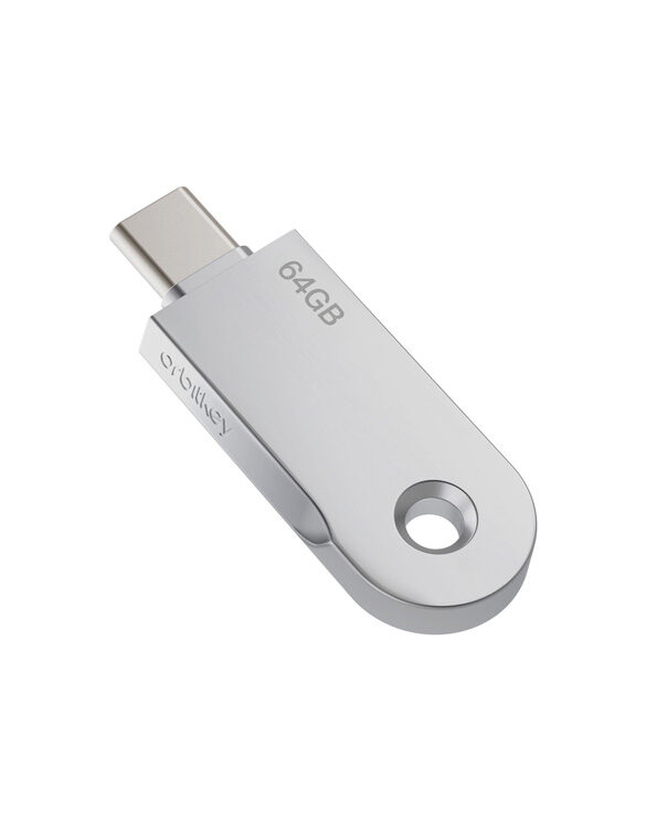 Orbitkey Keychains USB-C Drive 64GB A643-SLV-106
