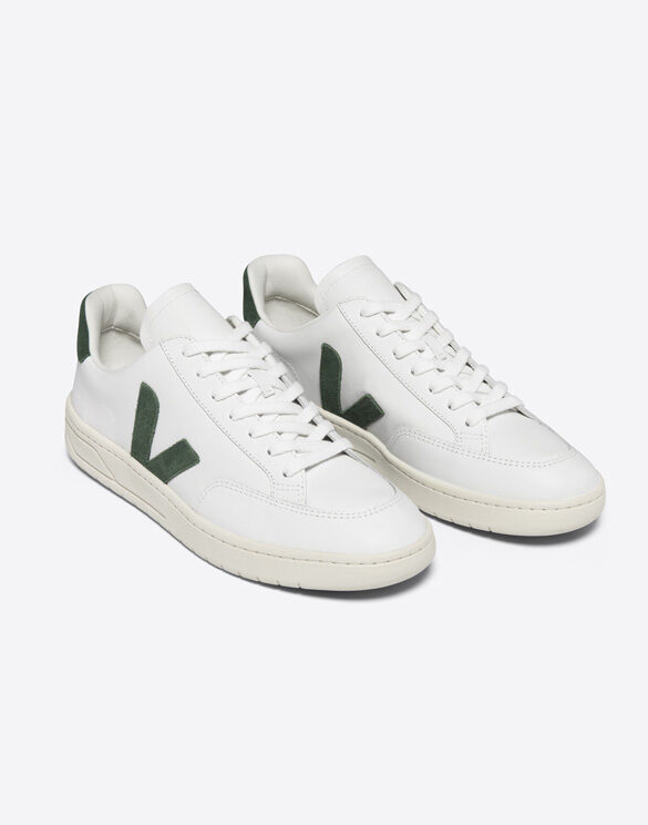 Veja Footwear V-12 Leather White Cyprus Sneakers