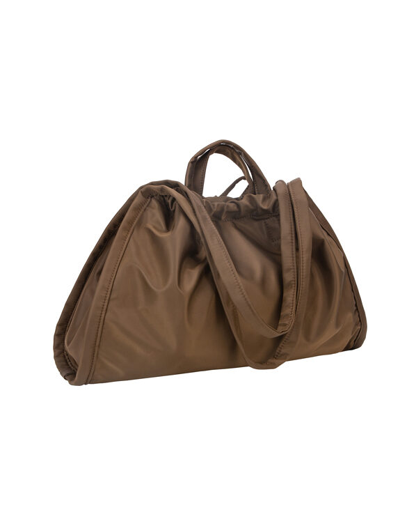 Hvisk Accessories Bags Shoulder bags Sage Medium Matte Twill Chocolate Brown 5000-028-021501-303 Chocolate Brown
