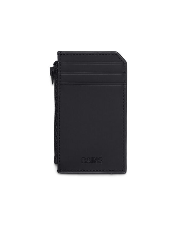 Rains 14880-01 Black Card Wallet Black Accessories Wallets & cardholders Card holders