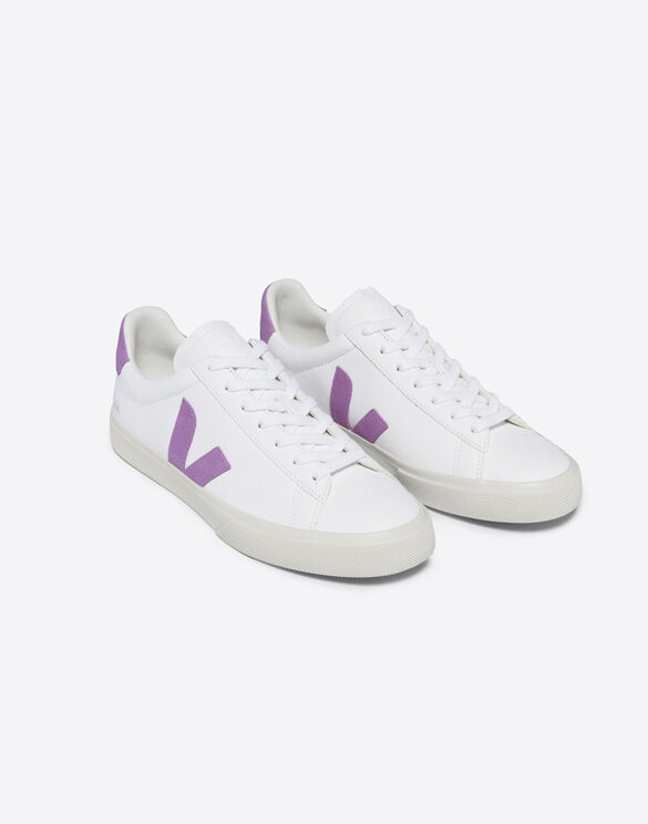 Veja Footwear Campo Chromefree Leather White Mulberry