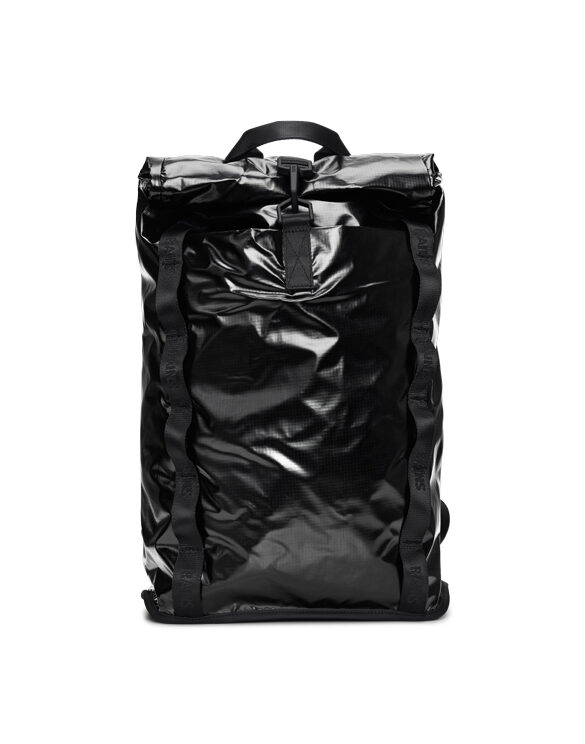 Rains 14770-01 Black Sibu Rolltop Rucksack Black Accessories Bags Backpacks