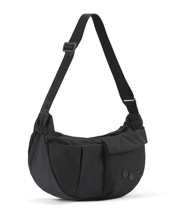 Pinqponq Accessories Bags  PPC-BAY-001-801F Krumm Medium Crinkle Black