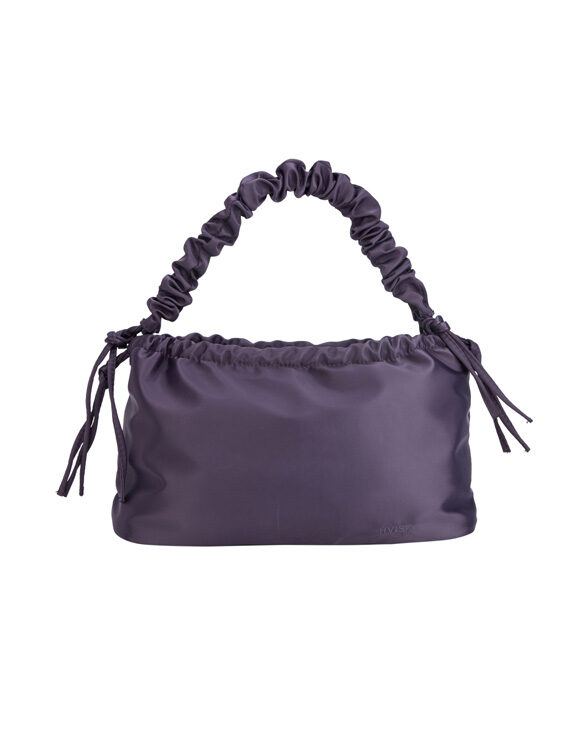 Hvisk 2402-003-021601-424 Solid Purple Arcadia Shiny Twill Solid Purple Accessories Bags Handbags