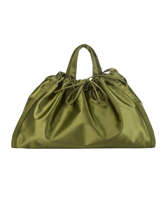 Hvisk 2402-028-021600-420 Green Land Sage Medium Shiny Twill Green Land Accessories Bags Shoulder bags