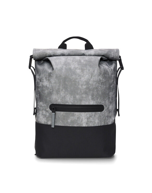 Rains 14320-38 Distressed Grey Trail Rolltop Backpack Distressed Grey Accessories Bags Backpacks