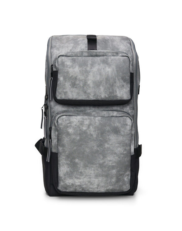 Rains 14330-38 Distressed Grey Trail Cargo Backpack Distressed Grey Accessories Bags Backpacks