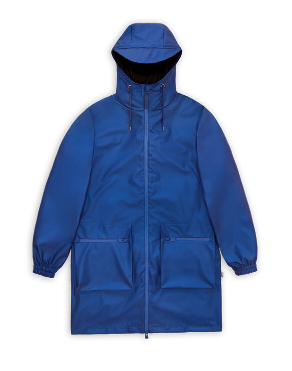 Rains 19850-10 Storm Cargo Long Jacket Storm Men Women  Outerwear Outerwear Rain jackets Rain jackets