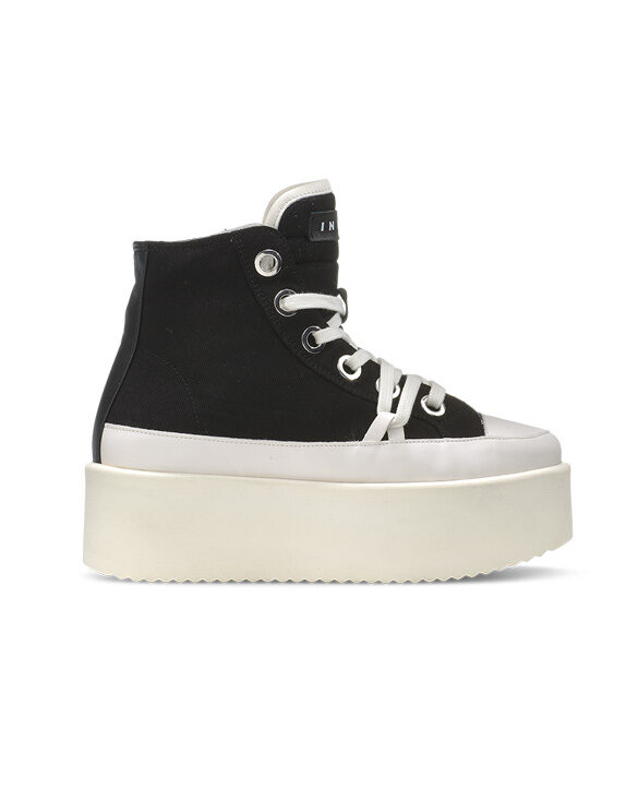 Inuikii Levy Platform High Black 30103-044-Black Women's footwear Footwear