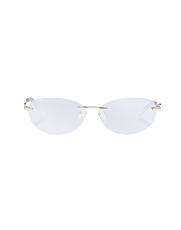 LE SPECS LSP2452325 Slinky Bright Gold Päikeseprillid Aksessuaarid Prillid Päikeseprillid