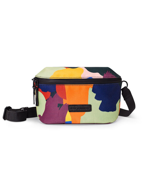A colorful Ucon Acrobatics Jona Bag Leif Podhajsky artist collaboration crossbody bag