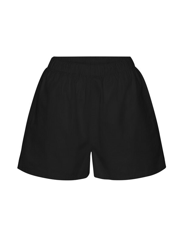 Women Organic Twill Shorts Deep Black